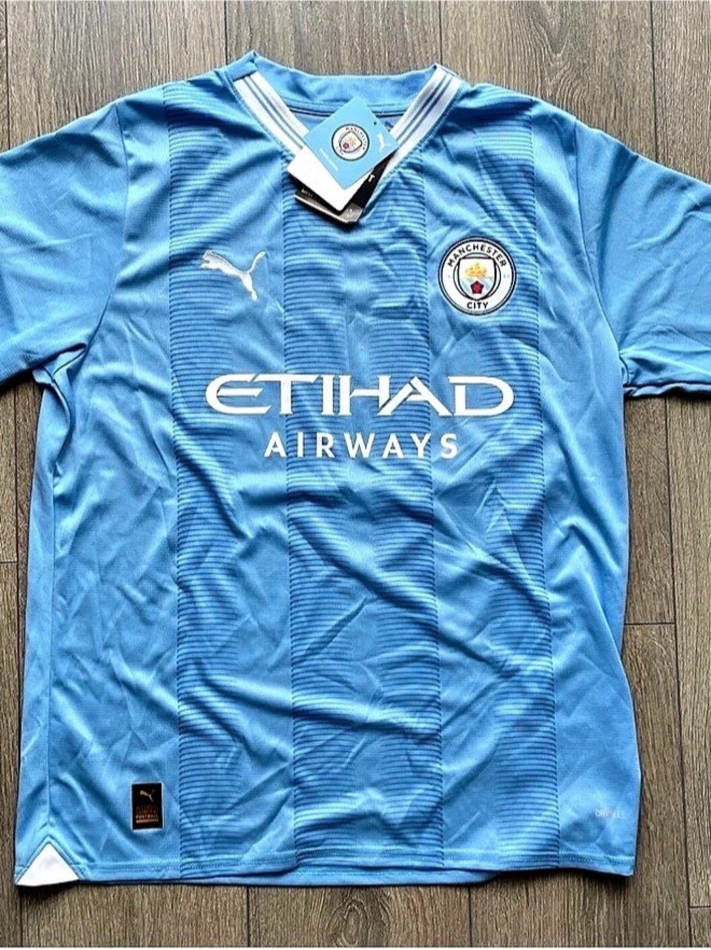 Puma 2023-24 Manchester City Home Jersey Size L New with Tags